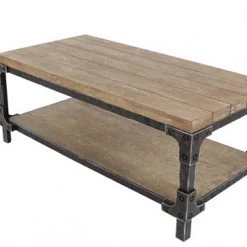 UMA Natural Wood Coffee Table Accent Furniture