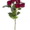American Best 22" English Rose Buds Stem, Crimson