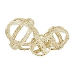 UMA Cream Sculpture, Set Of 3