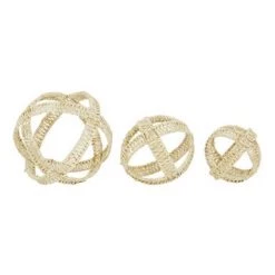 UMA Cream Sculpture, Set Of 3