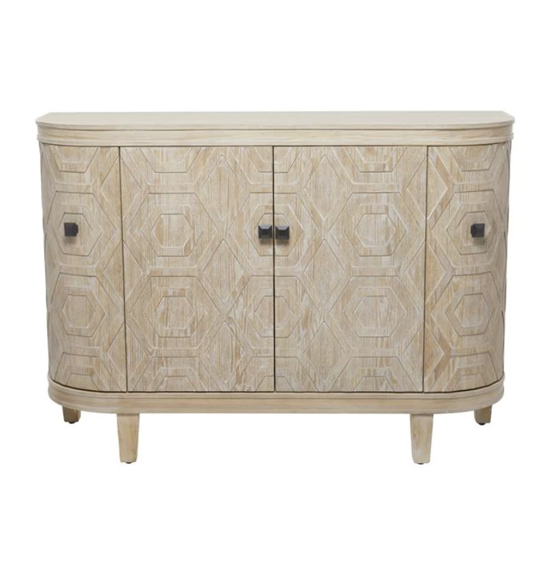 UMA Brown Wood Cabinet Consoles, Breakfronts, & Sideboards 3 UMA Brown Wood Cabinet Consoles, Breakfronts, & Sideboards