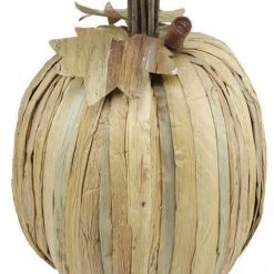 A&B Floral Grass Pumpkin, Natural (Various Styles)