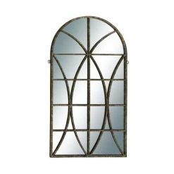 UMA Distressed Metal Wall Mirror