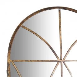 UMA Distressed Metal Wall Mirror