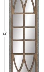 UMA Mirrors Brown And Gray Accent Floor Mirror