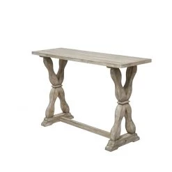 UMA Brown Fir Farmhouse Console Table