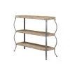 UMA Consoles, Breakfronts, & Sideboards Brown Iron Rustic Console Table