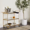 UMA Brass Metal Bar Cart