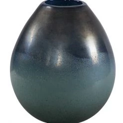 Uttermost Rian Bronze Over Aqua Vase (Various Sizes) Vases, Bottles, & Containers