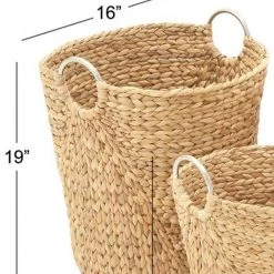 UMA Tan Seagrass Natural Storage Basket (Various Sizes) Vases, Bottles, & Containers 11 UMA Tan Seagrass Natural Storage Basket (Various Sizes) Vases, Bottles, & Containers