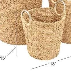 UMA Tan Seagrass Natural Storage Basket (Various Sizes) Vases, Bottles, & Containers 9 UMA Tan Seagrass Natural Storage Basket (Various Sizes) Vases, Bottles, & Containers
