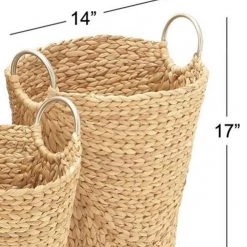 UMA Tan Seagrass Natural Storage Basket (Various Sizes) Vases, Bottles, & Containers 10 UMA Tan Seagrass Natural Storage Basket (Various Sizes) Vases, Bottles, & Containers
