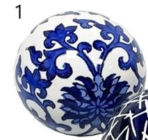 Import Collection Rae Décor Ceramic Sphere (Various Styles)