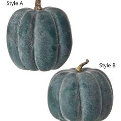 Regency Floral Fillers Teal Weathered Pumpkin, Small (Various Styles)