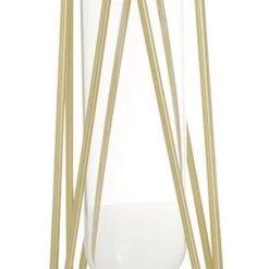 UMA Cosmopolitan Gold Iron Modern Vase (Various Sizes) Vases, Bottles, & Containers