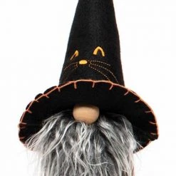 MeraVic Binx Halloween Gnome With Embroidered Cat (Various Colors) Home Accents