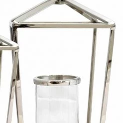 Import Collection Jeremy Wooden Silver Lantern (Various Sizes) Home Accents