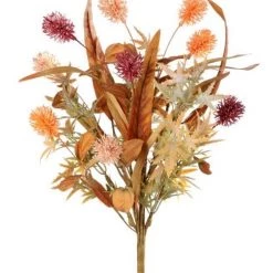 Regency 17" Prickly Pod/Japanese Maple/Grass Bush (Various Colors) Christmas Florals