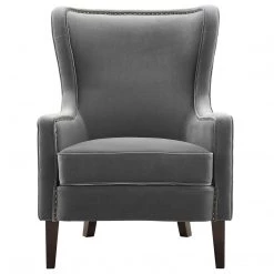 Steve Silver Accent Chairs Rachel Velvet Wingback Chair