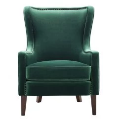 Steve Silver Accent Chairs Rachel Velvet Wingback Chair