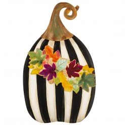 Round Top Collection Fall Black & White Pumpkin