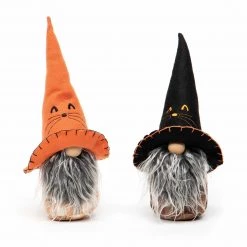MeraVic Binx Halloween Gnome With Embroidered Cat (Various Colors) Home Accents