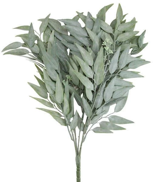 A&B Floral 21" Blade Eucalyptus Bush, Grey Green Greenery 1 A&B Floral 21" Blade Eucalyptus Bush, Grey Green Greenery