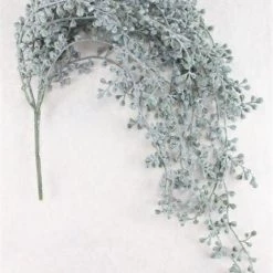 A&B Floral Greenery 29" Dusted Cascading Seed Bush Grey-Green