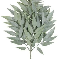 A&B Floral Greenery 21" Eucalyptus Spray, Grey Green