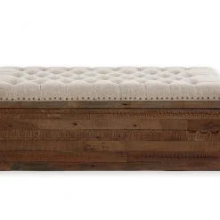 Nest Home Collections Storage Ottoman/Bench, Antique Grey Green