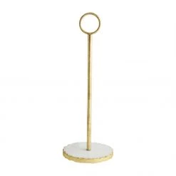 Mud Pie Gold Edge Paper Towel Holder Kitchen Decor