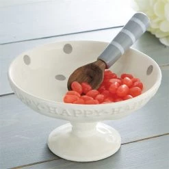 Mud Pie Happy Candy Dish Set Kitchen Decor