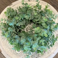 MeraVic Floral Arrangements 12" Eucalyptus Mini Wreath