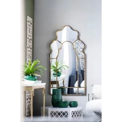 A&B Home Mirrors Vintage Garden Mirror, Gold