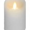 A&B Floral Wax Flickering Candle, 3"W X 4"H (Various Colors)
