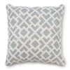 K&K Interiors Blue & Beige Pillow