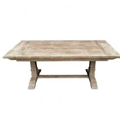 Rockford Wholesale Hudson Extension Dining Table, Burnt Oak Gray