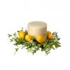 Regency 18" Lemon & Foliage Candle Ring