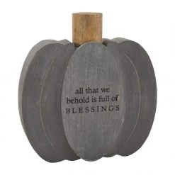 Mud Pie Pumpkin Plaques, Various Styles