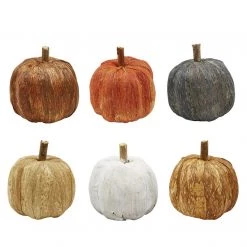 Mud Pie Water Grass Mini Pumpkin (Various Colors)