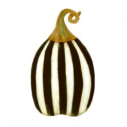 Round Top Collection Black & White Pumpkin (Various Sizes)