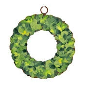 Round Top Collection Mini Gallery Boxwood Wreath Charm