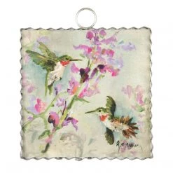 Round Top Collection Blooming Hummingbird Mini Gallery Print