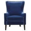 Steve Silver Accent Chairs Rachel Velvet Wingback Chair