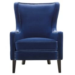 Steve Silver Accent Chairs Rachel Velvet Wingback Chair