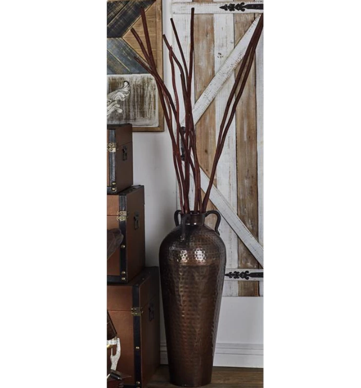UMA Medium Hammered Metal Vase, Copper Vases, Bottles, & Containers 1 UMA Medium Hammered Metal Vase, Copper Vases, Bottles, & Containers