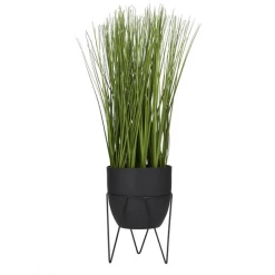 UMA Black Contemporary Artificial Wheatgrass