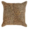 Classic Home Camel/Black Leopard Print Pillow