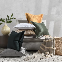 Classic Home Lapis Euro Pillow, Myrtle Green