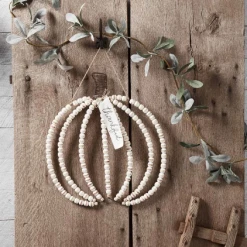 Mud Pie Beaded Pumpkin Hanger Home Accents